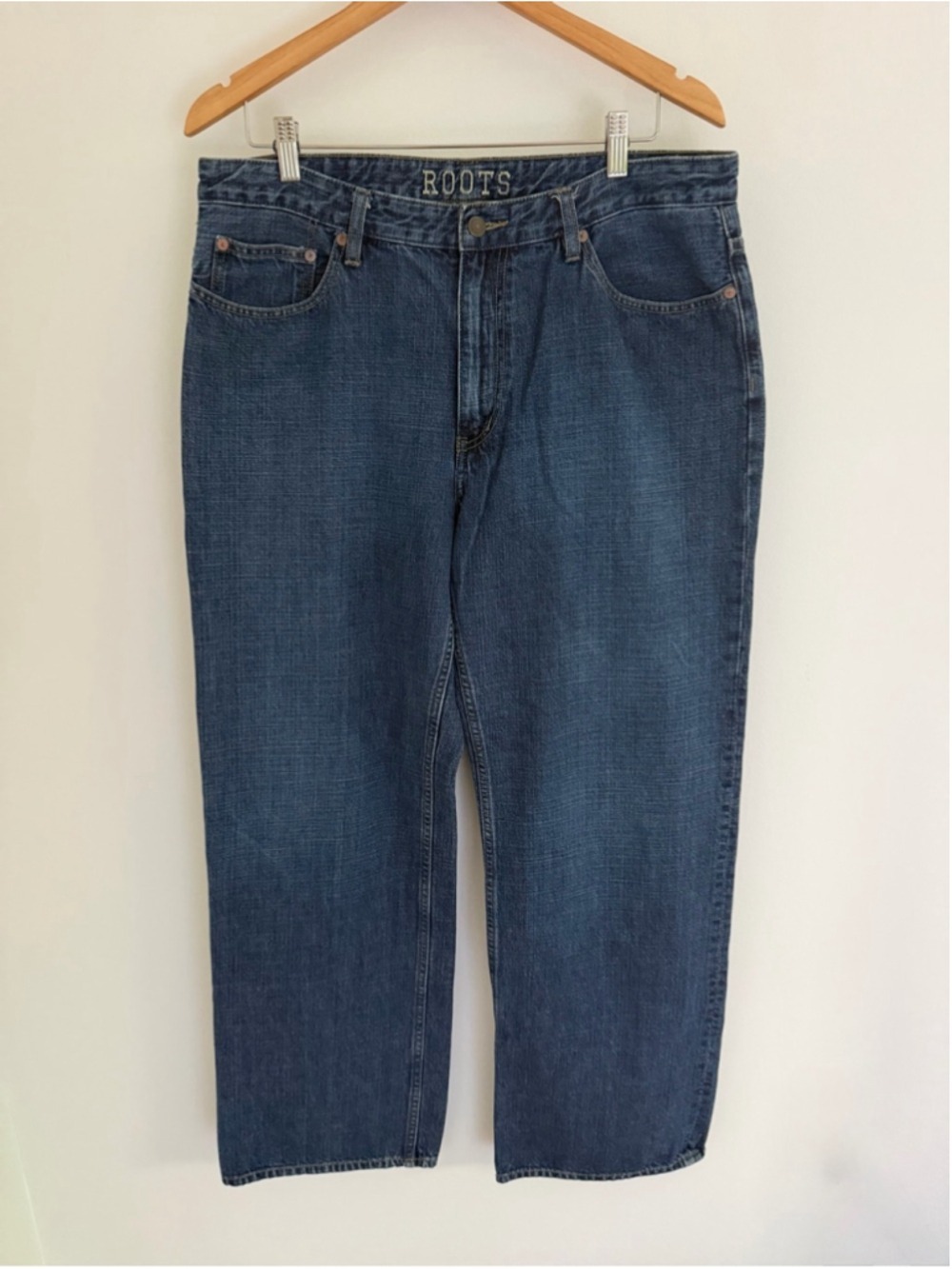Heritage Workwear Roots 100% Cotton Straight Leg Jeans 36x32